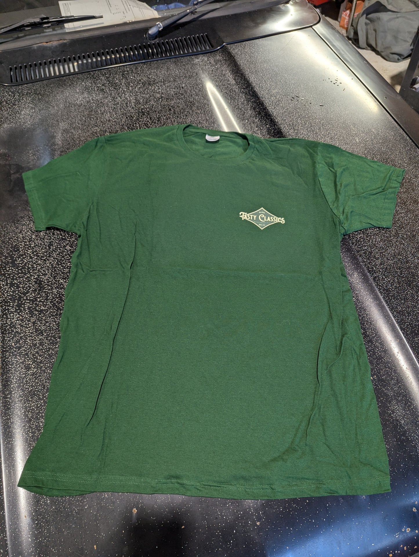 Green Diamond Logo T-Shirt Printed - Final Stock