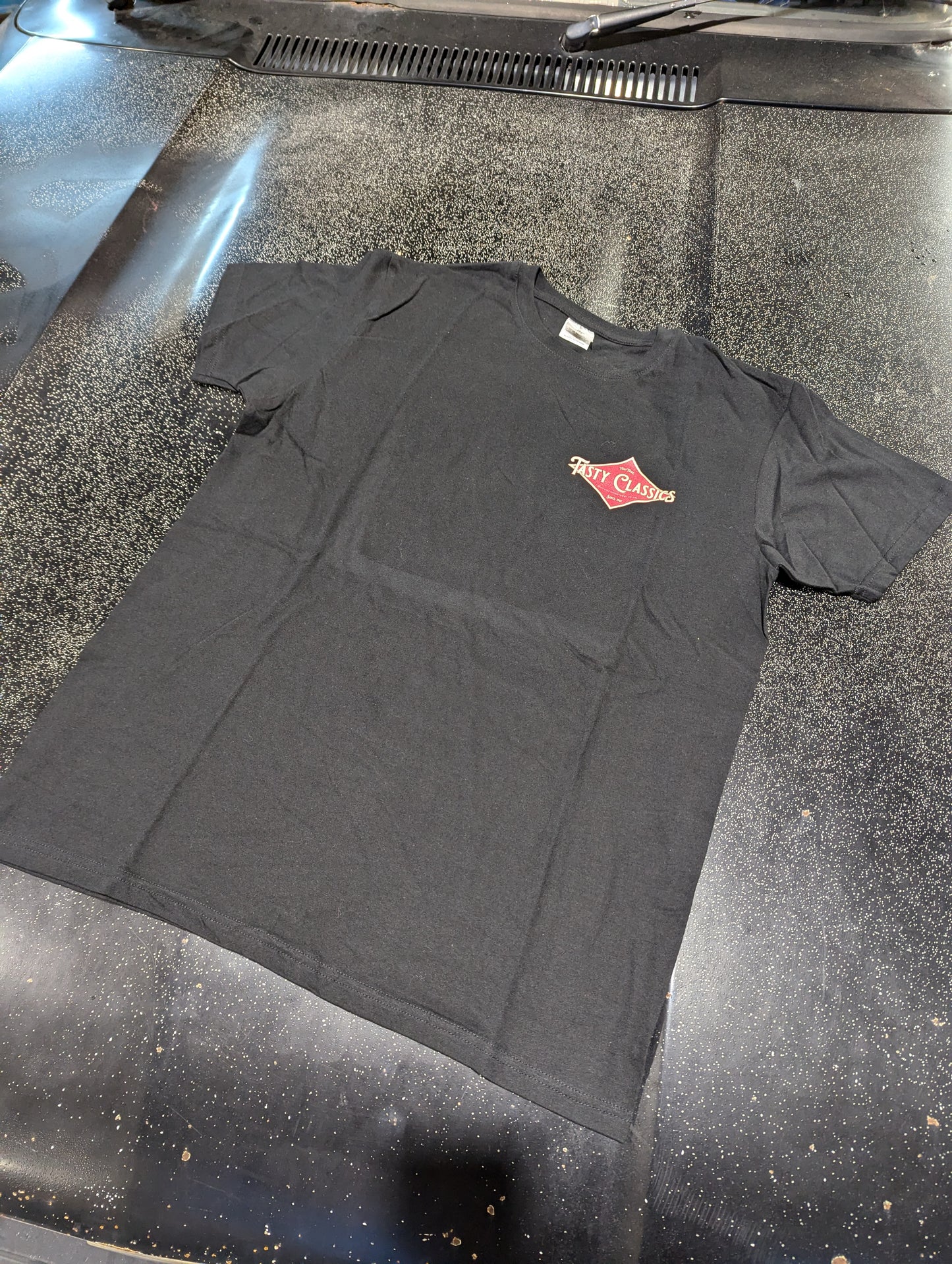 Black Red Diamond Logo T-Shirt Printed - Final Stock