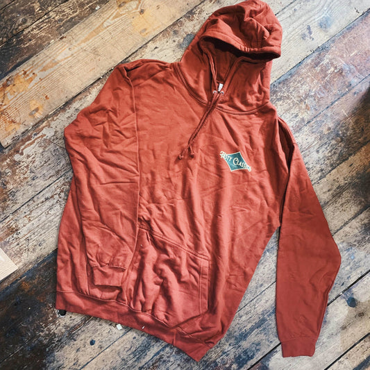 Rust Classic Diamond Logo Hoodie - Final Stock