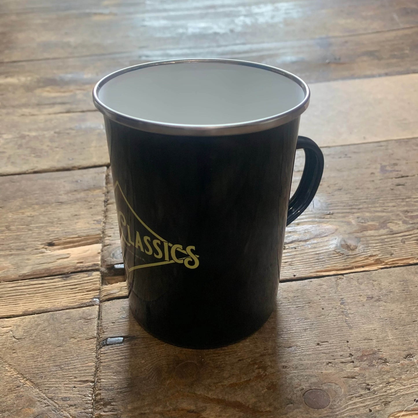 Diamond Logo Metal/ Enamel Mug (NOT DISHWASHER SAFE)