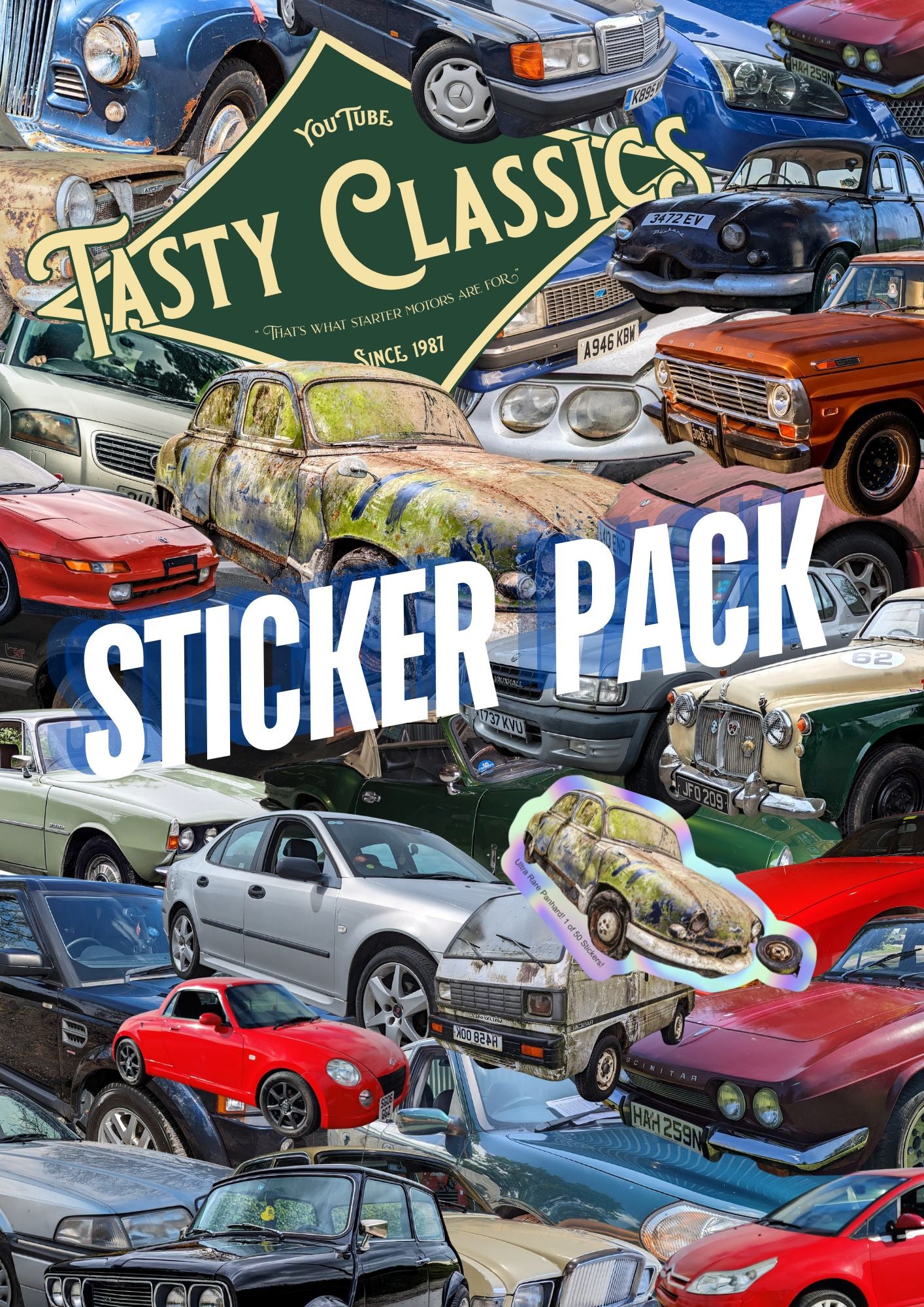 Tasty Classics Sticker Book And 3 Sticker Packs Starter Set - 2024/2025